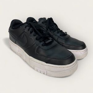 Nike Air Force 1 Low Pixel 11.5 Black Sneakers CK6649 001 Women's Shoes Trainers